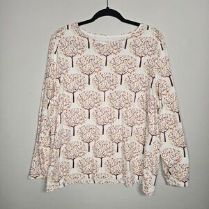 Talbots‎ Womens 2X Fall Autumn Top Thanksgiving Blouse The Talbots Tee Stretch